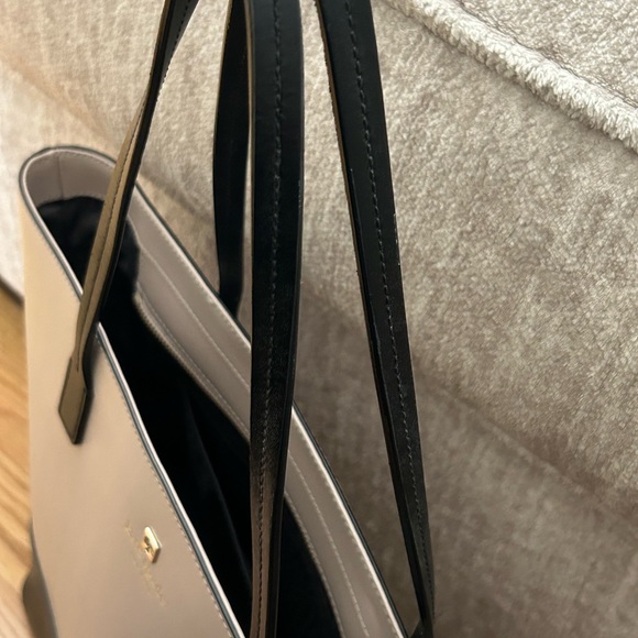 Pink and Black Kate Spade Zip Tote - Picture 5 of 7